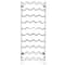 Sorbus Black 40-Bottle Freestanding Metal Wine Rack